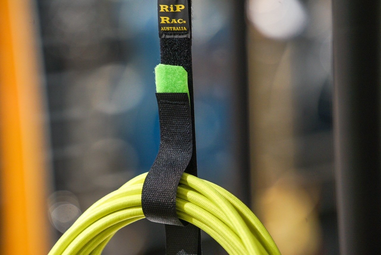 RiP RAC Lead Rack Velcro Cable Storage System RED 4 x 250mm TABS