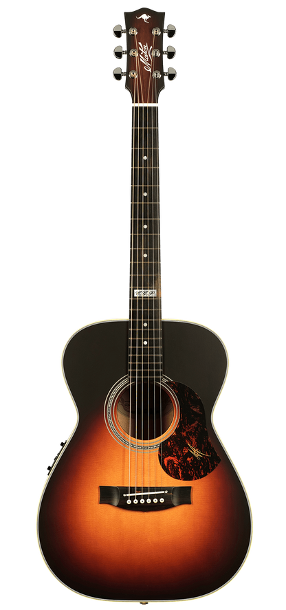 Maton EBG808TE Tommy Emmanuel Acoustic Electric Guitar in Tobacco Sunburst
