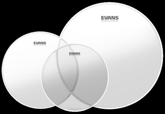 Evans Drumheads G2 Clear Pack 10", 12" and 14"