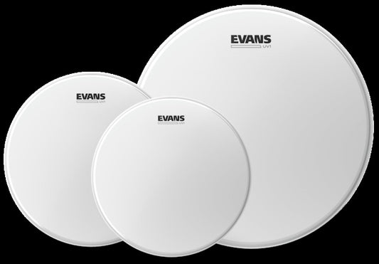 Evans UV1 Coated Rock Tom Pack 10", 12" and 16"