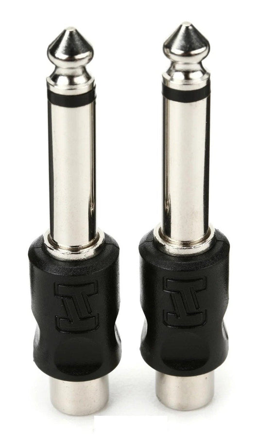 HOSA GPR101 Adapter RCA To 1/4" TS 2Pieces