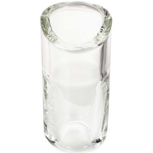 Rock Slide Large Moulded Clear Glass