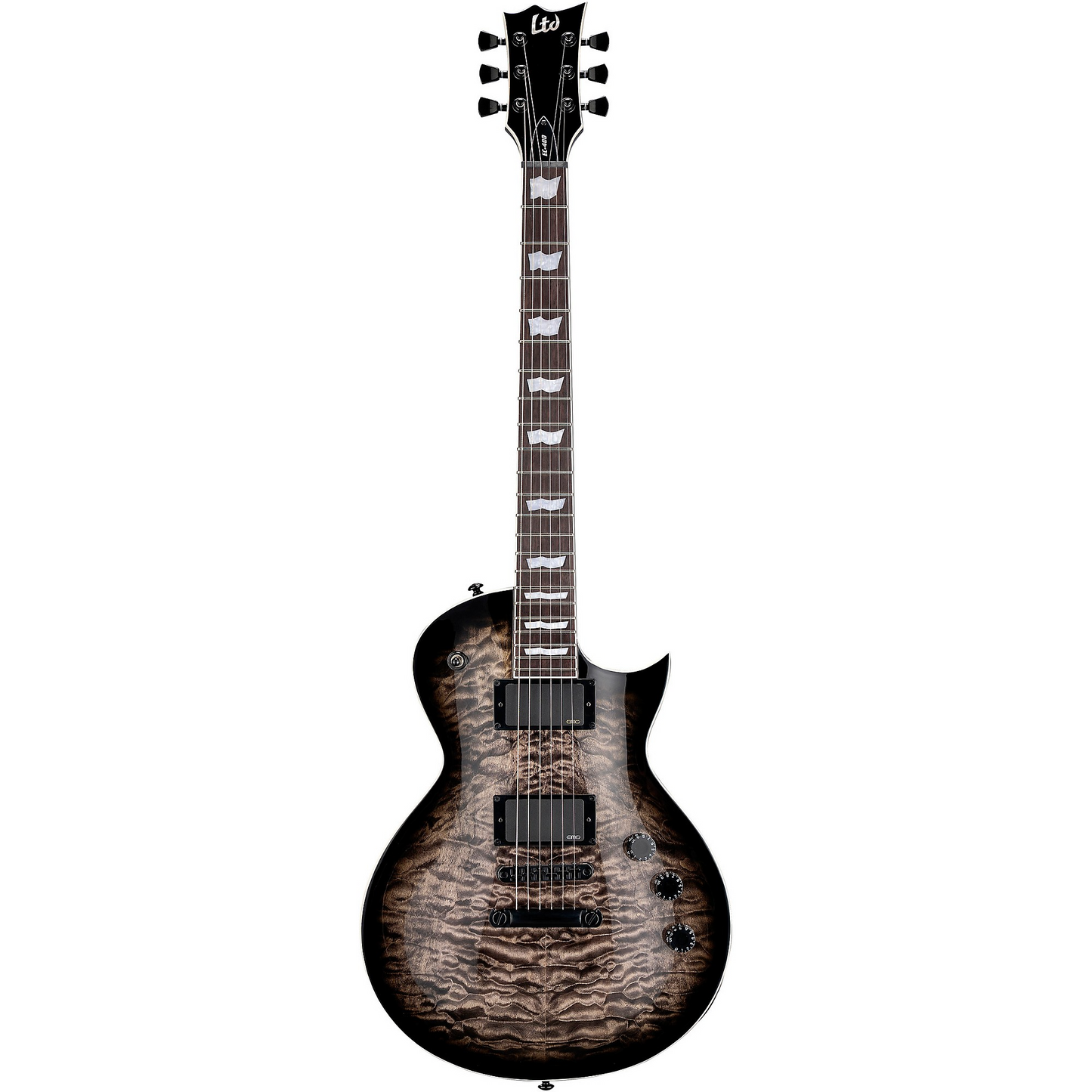 ESP LTD Eclipse 400 Electric Guitar in See Thru Black Sunburst