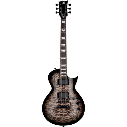 ESP LTD Eclipse 400 Electric Guitar in See Thru Black Sunburst