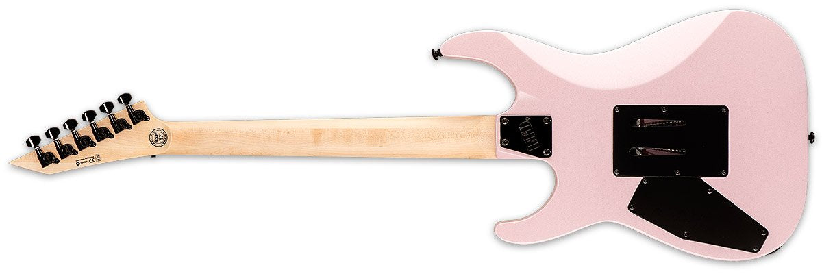 ESP LTD Mirage Deluxe '87 Left Handed Electric Guitar in Pearl Pink