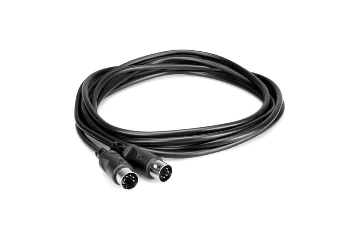HOSA MID310BK MIDI Cable 10Ft in Black