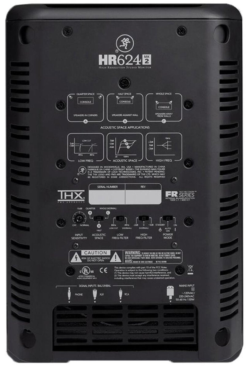 Mackie HR624mk2 6" 2 Way Active Studio Monitor