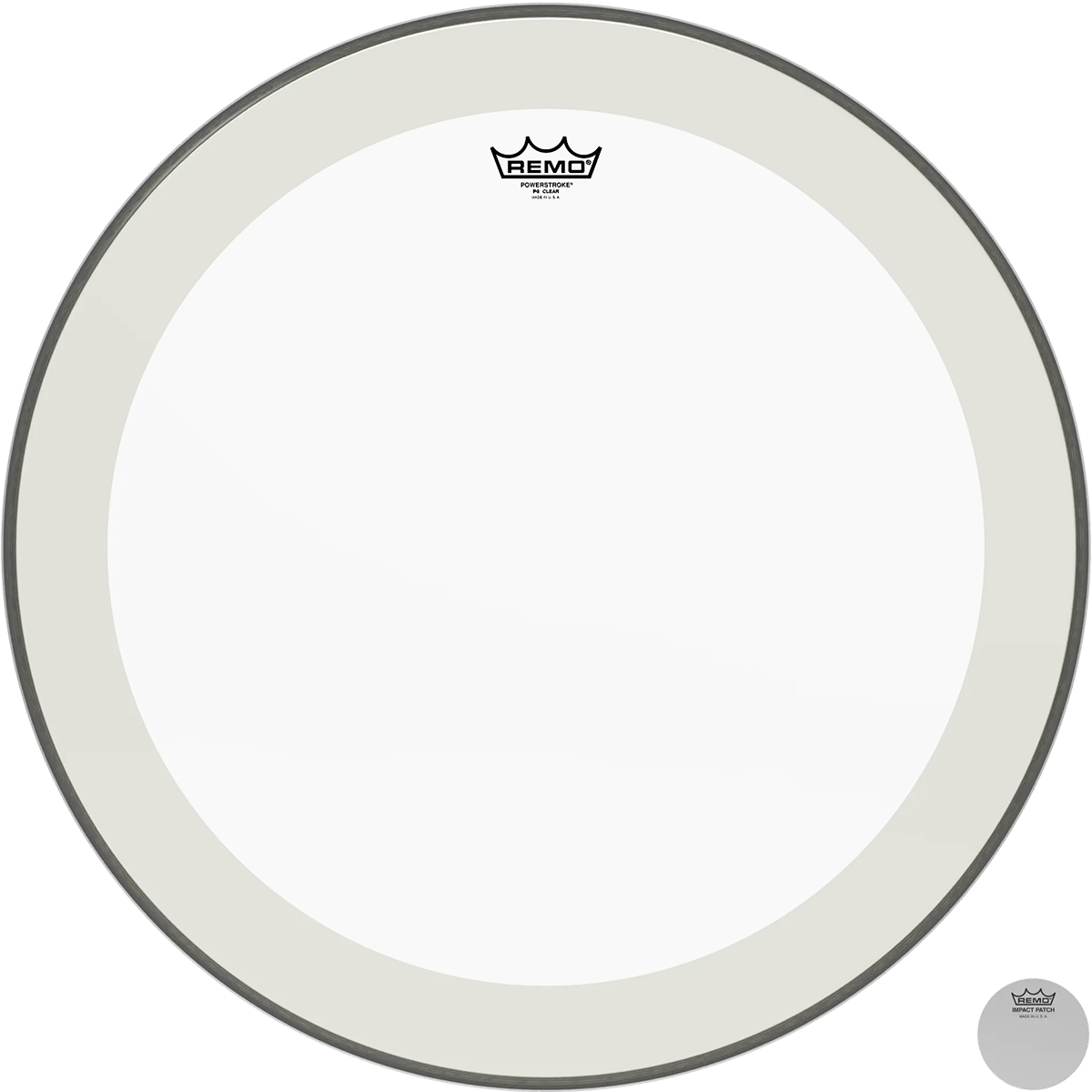 Remo 24" Powerstroke P4 Clear Bass Drumhead
