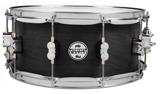 PDP Concept Series 6.5" x 14" Black Wax Maple Snare Drum