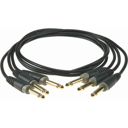Klotz Pedal Patcher 15cm Patch Cable x 3 in Black