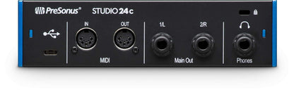 PreSonus Studio 24c USB C Audio Interface