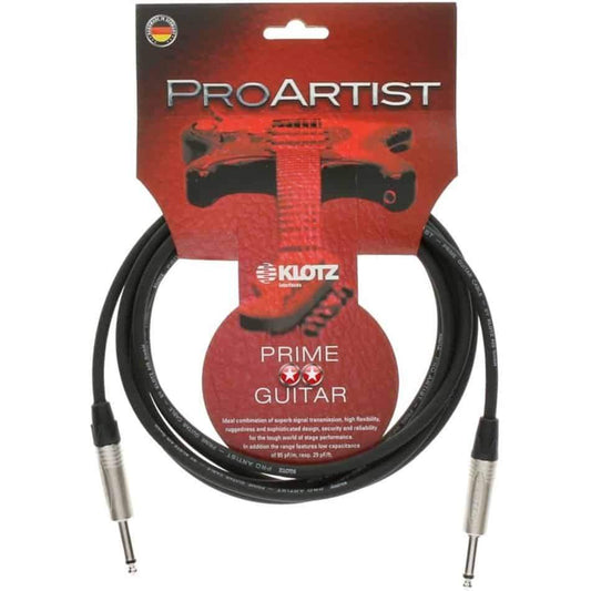Klotz PRO ARTIST 3m Guitar Cable in Black