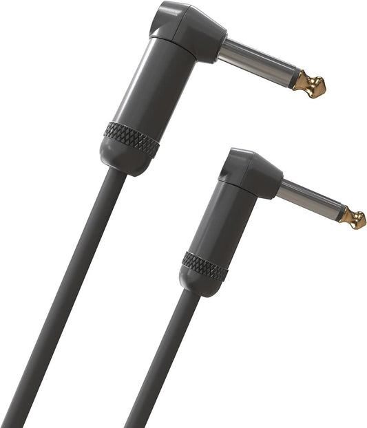 D'Addario Planet Waves 10' American Stage Instrument Dual Right Angle Cable in Black