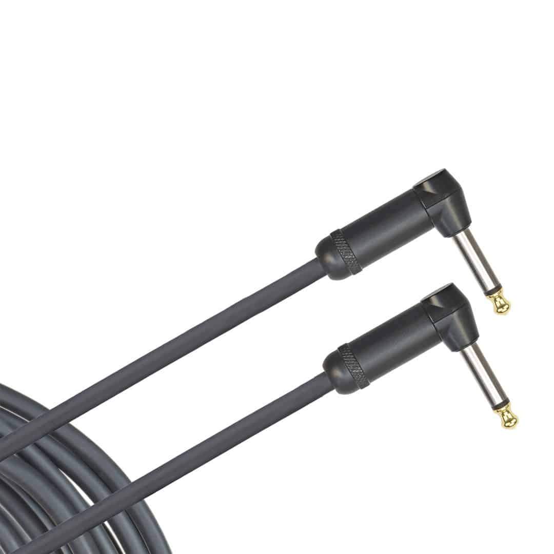 D'Addario Planet Waves 10' American Stage Instrument Dual Right Angle Cable in Black
