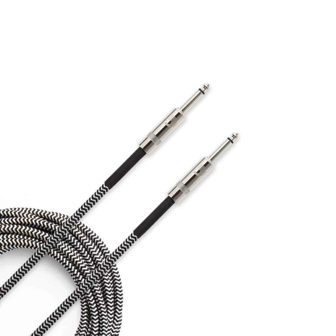 D'Addario Custom Series 20' Braided Instrument Cable in Grey