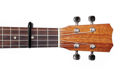 D'Addario Planet Waves NS Ukulele Pro Capo Adjustable Tension in Black