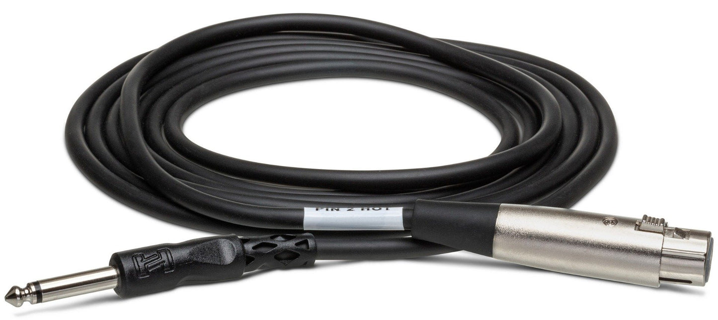 HOSA PXF103 Unbalanced Interconnect Cable XLR3F to 1/4" TS 3Ft