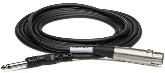 HOSA PXF103 Unbalanced Interconnect Cable XLR3F to 1/4" TS 3Ft
