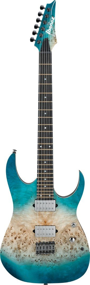 Ibanez RG1121PB Electric Guitar in Caribbean Islet Flat