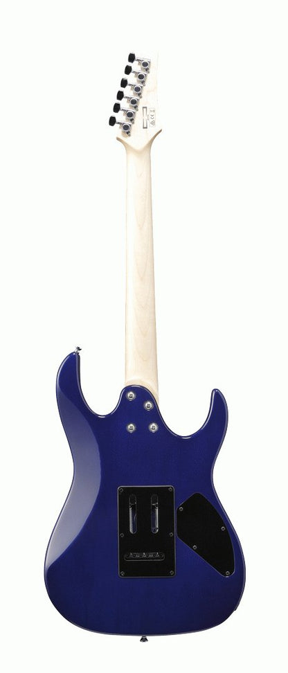 Ibanez RX70QAL Left Handed in Transparent Blue Burst