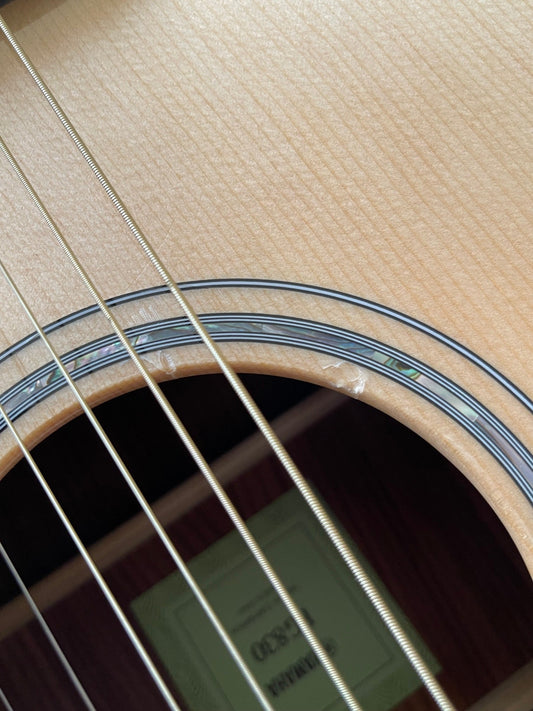 Yamaha FG830 Acoustic Guitar in Natural | EX-DEMO