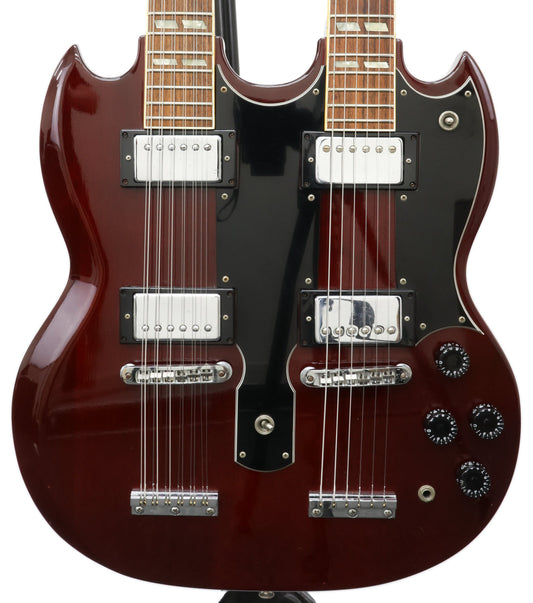 Fernandes FSG-120W Double Neck in Cherry (Second Hand)