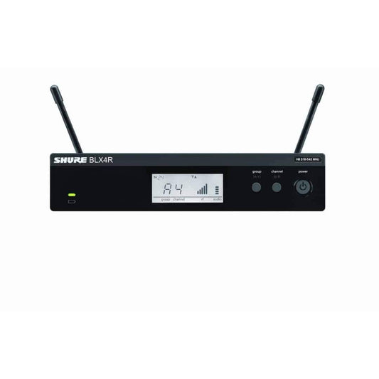 Shure Wireless 1/2R Handheld System BLX2 Tx; BETA58 Mic; BLX4R Rx Auto Setup 614-638MHz
