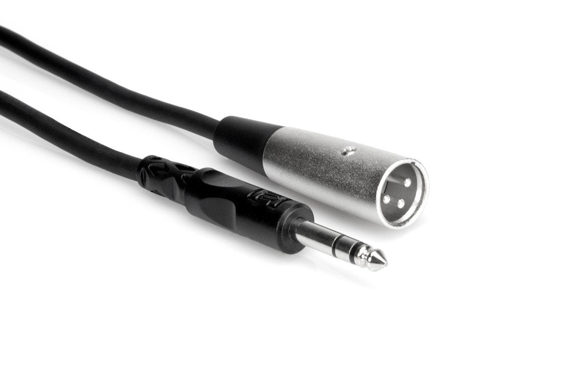 HOSA STX115M Balanced Interconnect Cable 1/4" TRS to XLR3M 15Ft