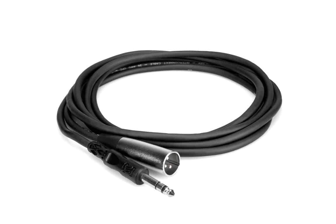 HOSA STX110M Balanced Interconnect Cable 1/4" TRS to XLR3M 10Ft