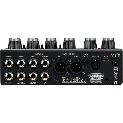 Tone King Royalist MKII Tri-Tube Preamp Pedal