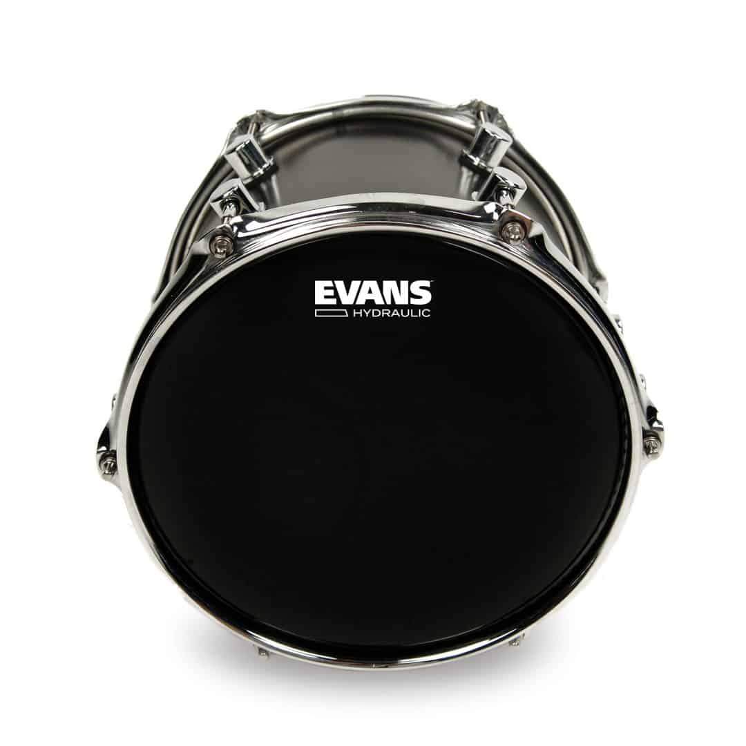 Evans Hydraulic 8" Black Tom Drum Head