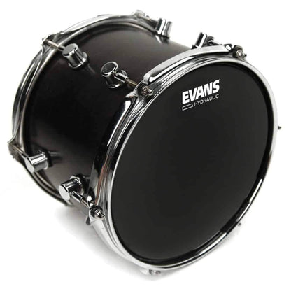 Evans Hydraulic 12" Black Tom Drum Head