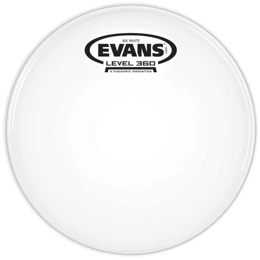 Evans MX White 12" Marching Tenor Drum Head
