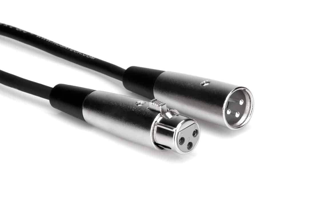 HOSA XLR120 Balanced Interconnect Cable XLR3F to XLR3M 20Ft