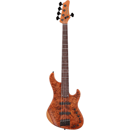 Ibanez MDM1605 5-String Electric Bass Guitar in Natural Mocha Low Gloss
