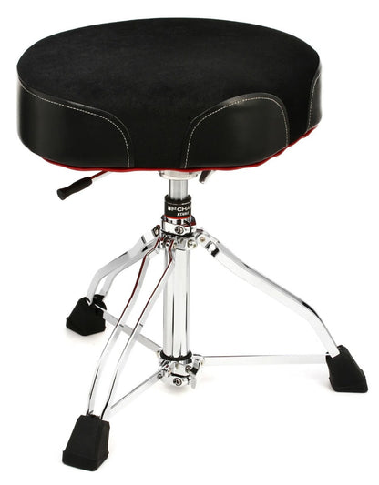 Tama 1st Chair Ergo Rider Hydraulix Cloth Top in Black