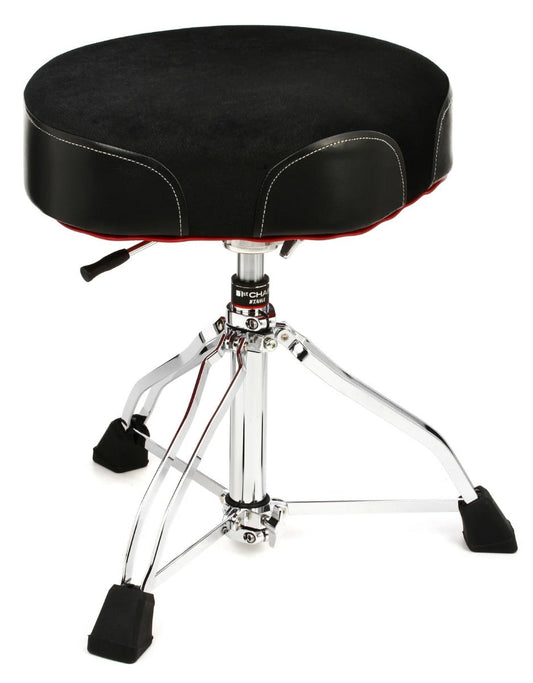 Tama 1st Chair Ergo Rider Hydraulix Cloth Top in Black