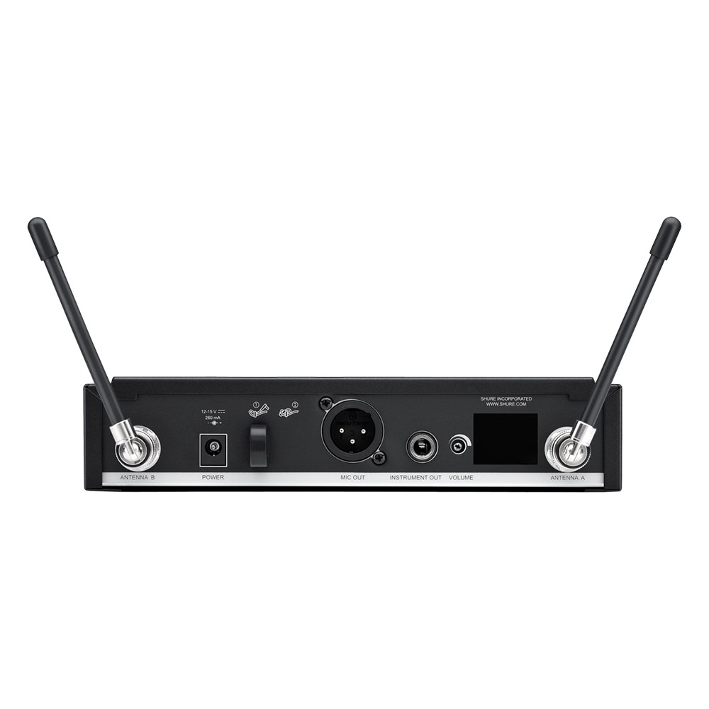 Shure Wireless 1/2R Handheld System BLX2 Tx; SM58 Mic; BLX4R Rx Auto Setup 662-686MHz