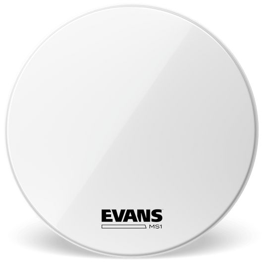 Evans MS1 White Marching 30" Bass Drum Head