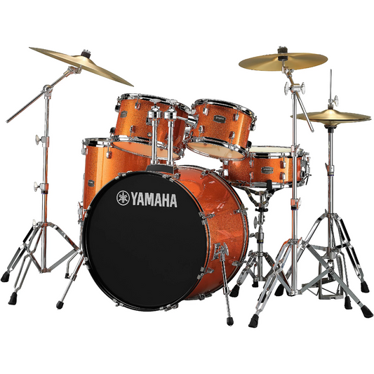 Yamaha Rydeen Euro 5-Piece Drum Kit in Orange Glitter
