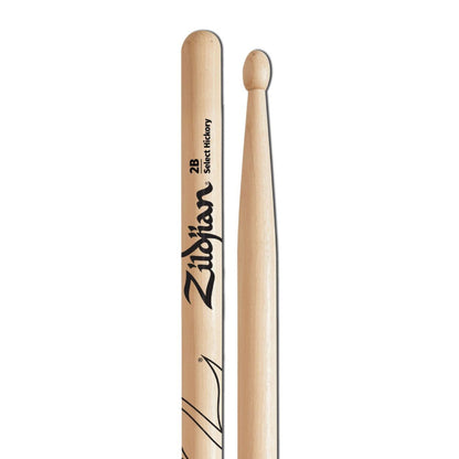 Zildjian Hickory Series 2B Wood Tip Drumsticks