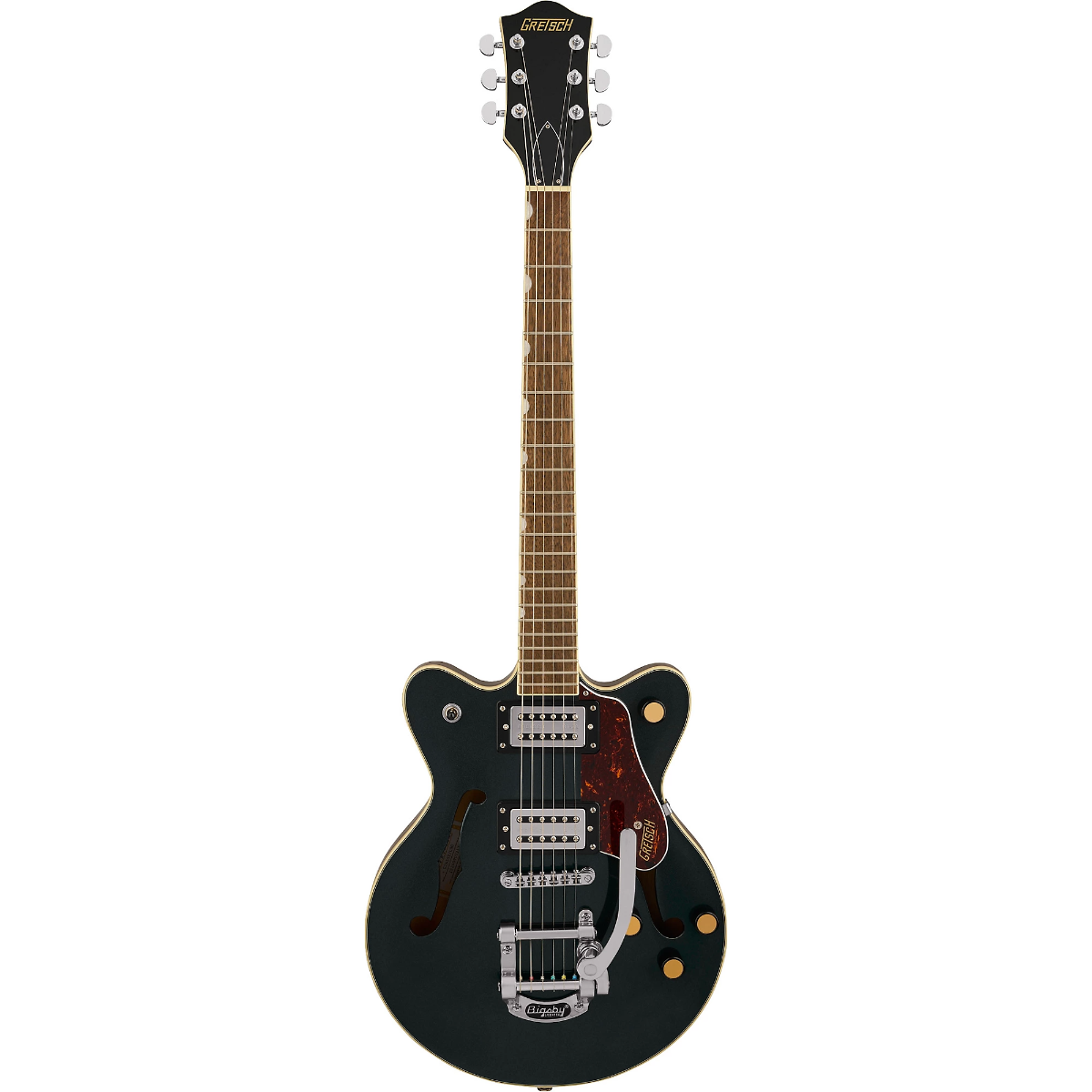 Gretsch G2655T Streamliner Center Block Jr. Double-Cut with Bigsby Electric Guitar in Cadillac Green