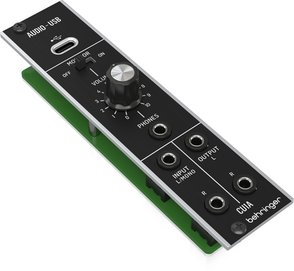 Behringer CU1A Ultra-Low Latency 2 In/2 Out USB/Audio Interface for Eurorack