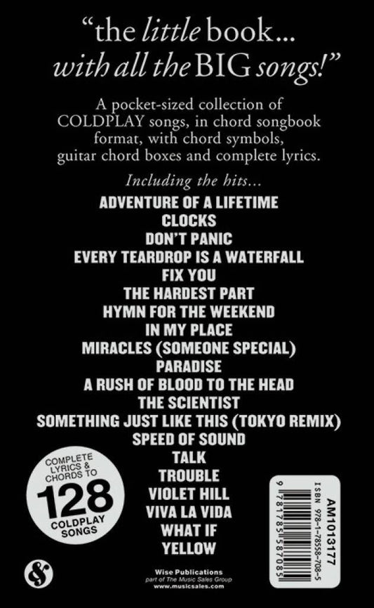 The Little Black Songbook Of Coldplay Updated