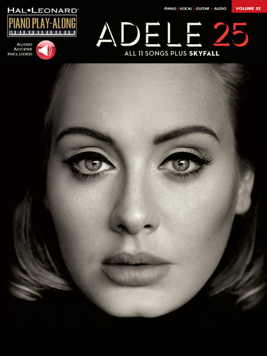 Adele 25 Piano Play Along Volume 32 BK/OLA