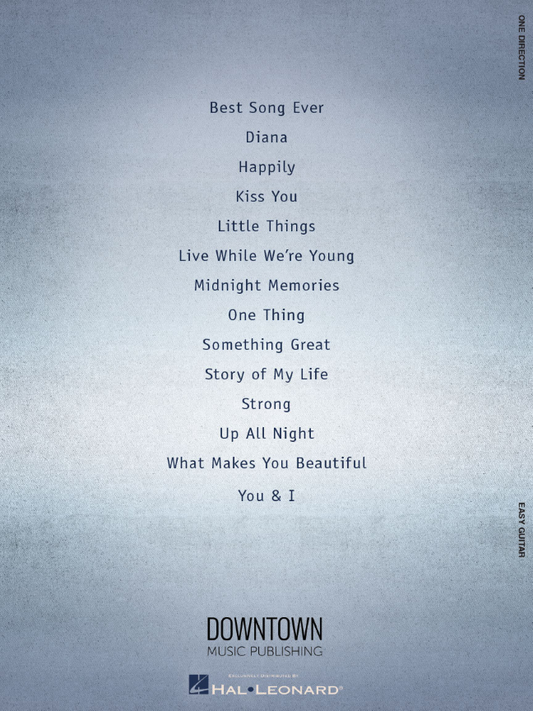 One Direction Easy Guitar Tab