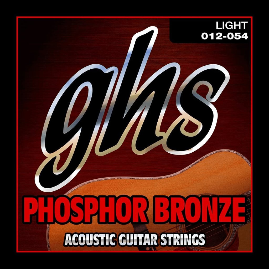 GHS S325 Phosphor Bronze Acoustic Guitar Strings 12-54 Gauge