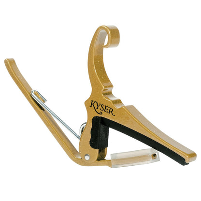 Kyser Quick Change Acoustic Guitar Capo in Gold