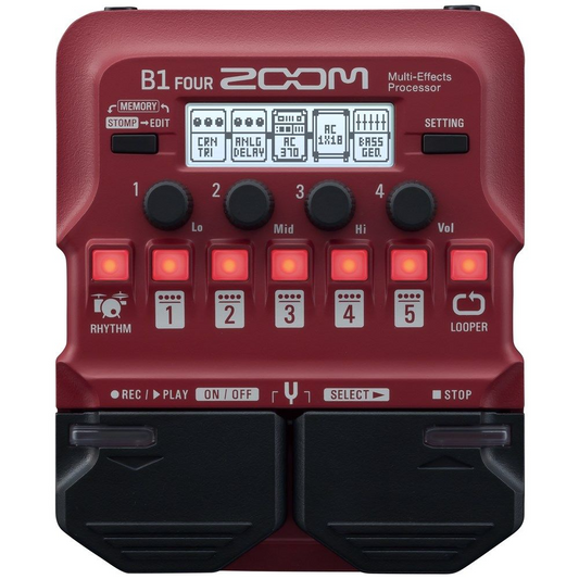 Zoom B1 FOUR Bass FX Multi Effects Pedal