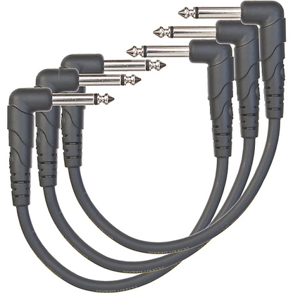 D'Addario Planet Waves Classic Series 6" Patch Cable 3 Pack